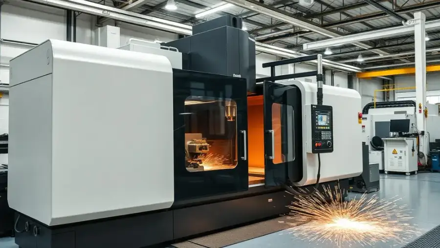 Üretim ortamındaki endüstriyel makine